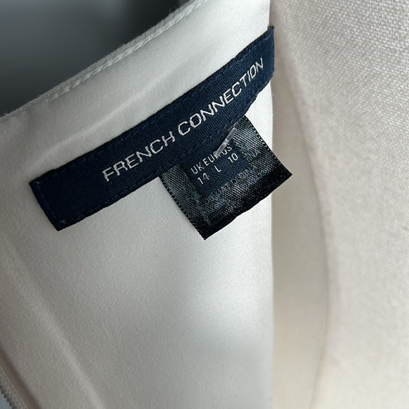 FRENCH CONNECTION Whisper Sundae V-Neck Mini Dress size 10 - Picture 10 of 10